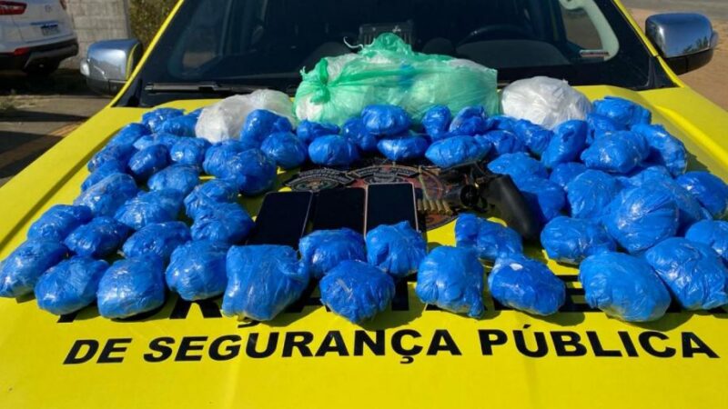 Polícia Militar apreende 6,7 quilos de cocaína no agreste do estado