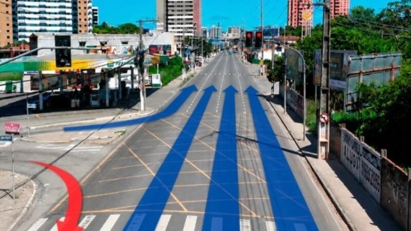 Avenida Gustavo Paiva ganha novo trecho com mão única sentido Centro