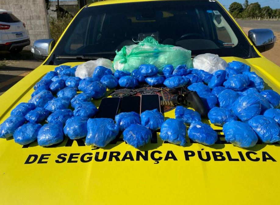 Polícia Militar apreende 6,7 quilos de cocaína no agreste do estado