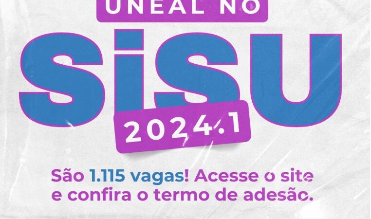 Uneal oferta 1.115 vagas para cursos de graduação pelo SiSU 2024