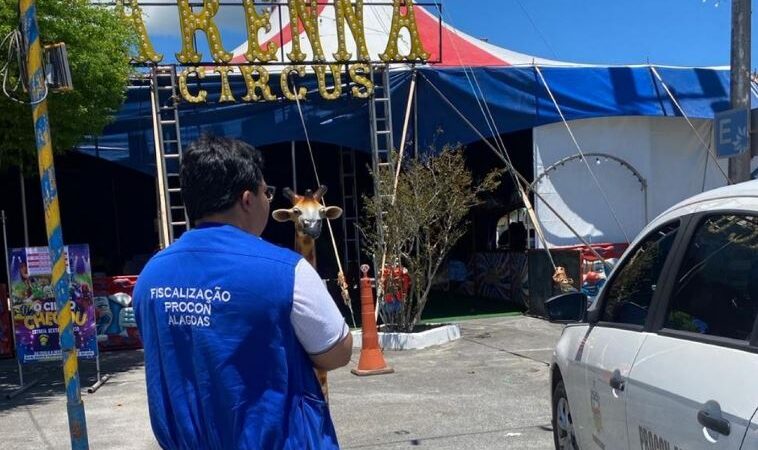 Procon realiza vistoria em circo na parte alta da capital