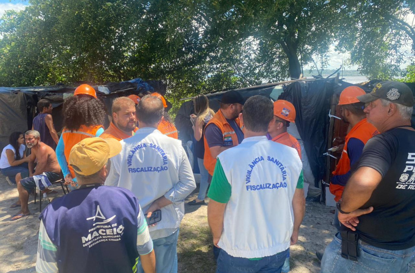 Vigilância Sanitária de Maceió participa de operação para remoção de pocilgas na orla lagunar