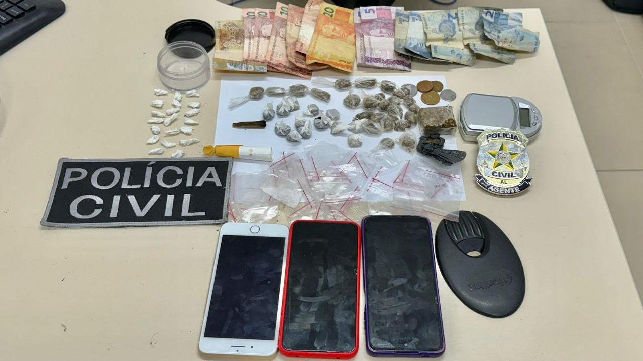 PC Prende em flagrante três mulhers por trafico de drogas em Campo Alegre