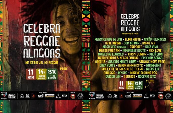 Celebra reggae Alagoas