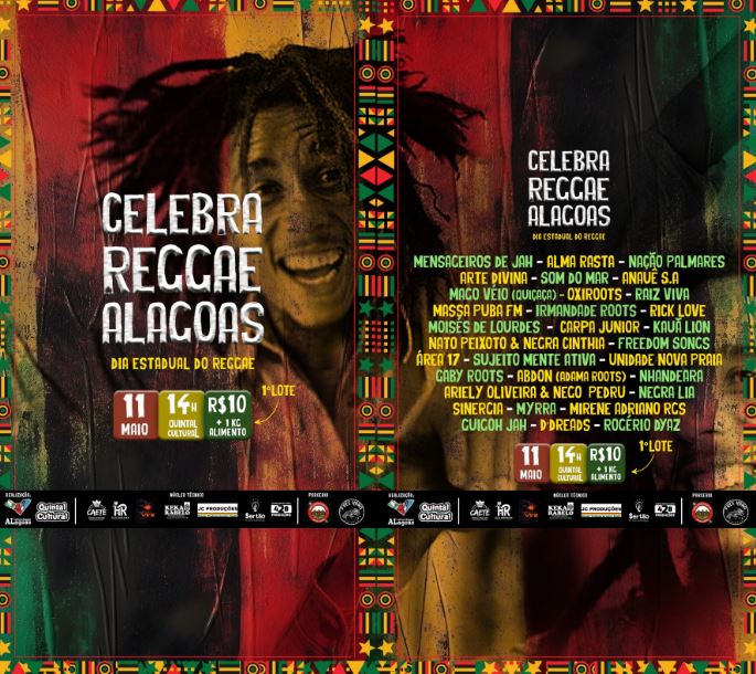 Celebra reggae Alagoas