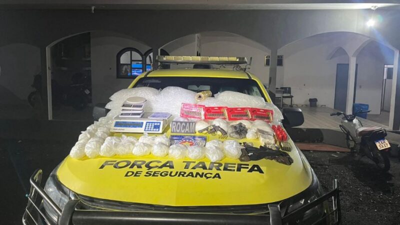 PM descobre refinaria de cocaína e apreende quase 13 kg de drogas em Arapiraca