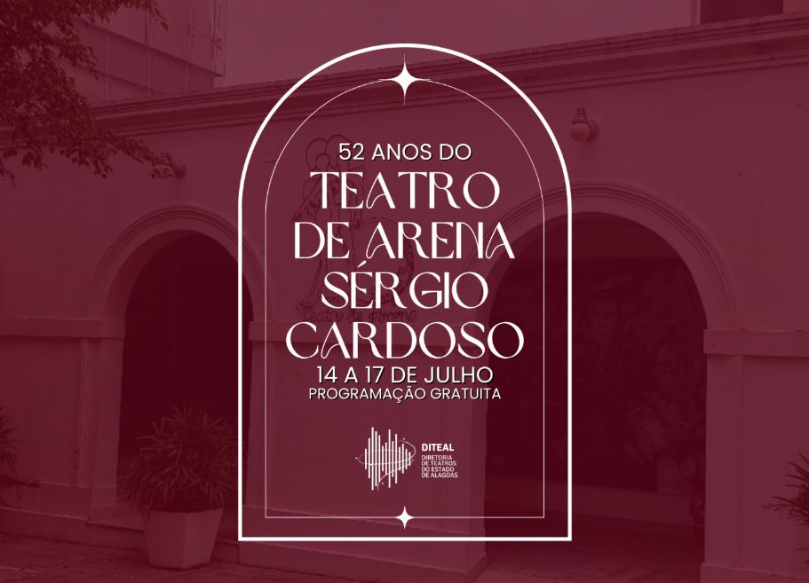 Teatro de Arena Sérgio Cardoso celebra 52 anos com programação especial e gratuita