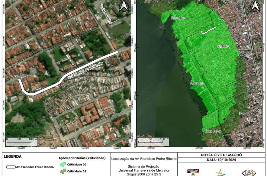 Defesa Civil interdita via no Pinheiro para demolições de imóveis