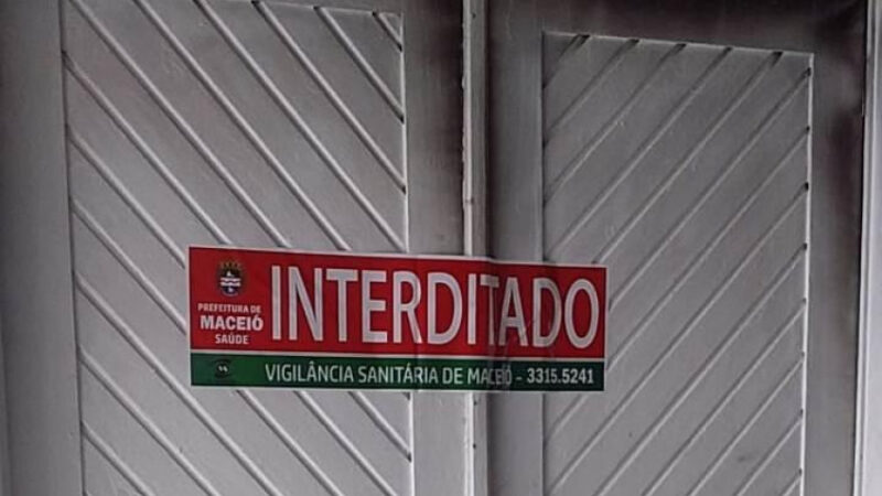 Vigilância Sanitária de Maceió interdita empresa fornecedora de refeições por inúmeras irregularidades