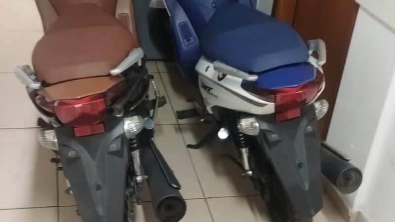 PC desarticula quadrilha especializada no furto de motos e prende dois