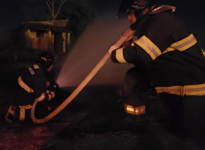 Incêndio em pousada de Maragogi mobiliza Bombeiros