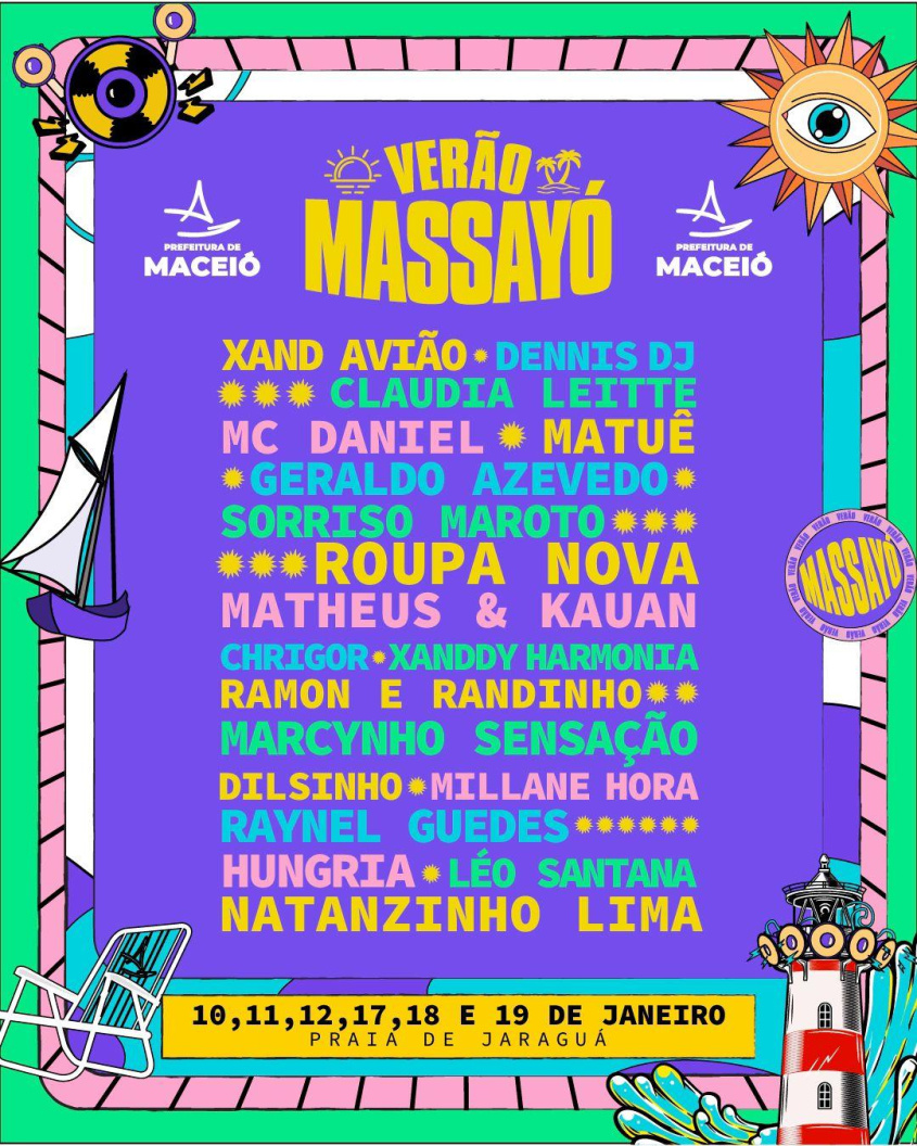 Prefeito JHC anuncia programação do Festival Verão Massayó 2025