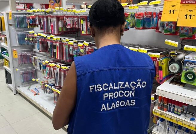 Procon Alagoas divulga resultado de pesquisa de preços em papelarias