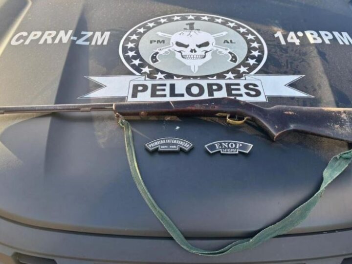 Ações da PM em Joaquim Gomes resultam em prisões e apreensão de armas e drogas