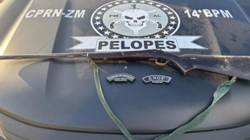 Ações da PM em Joaquim Gomes resultam em prisões e apreensão de armas e drogas