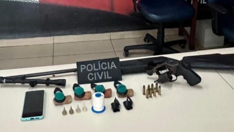 Polícia Civil prende em Murici suspeito de envolvimento em homicídio