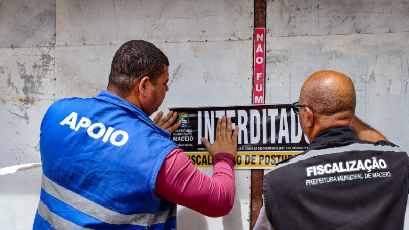 Segurança Cidadã de Maceió interdita quatro barracas de fogos de artifício