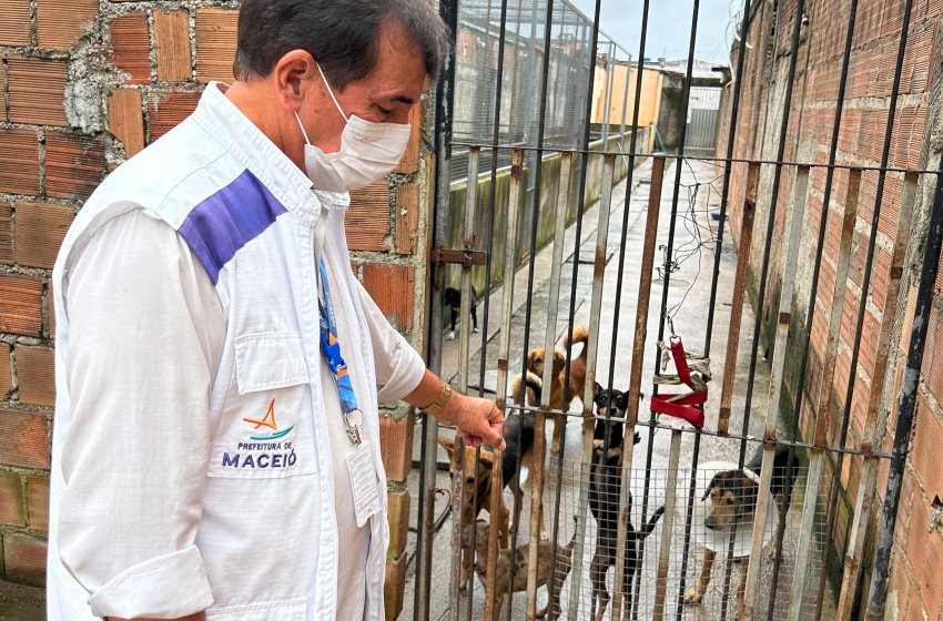 Vigilância Sanitária notifica abrigo de animais na parte alta da Capital