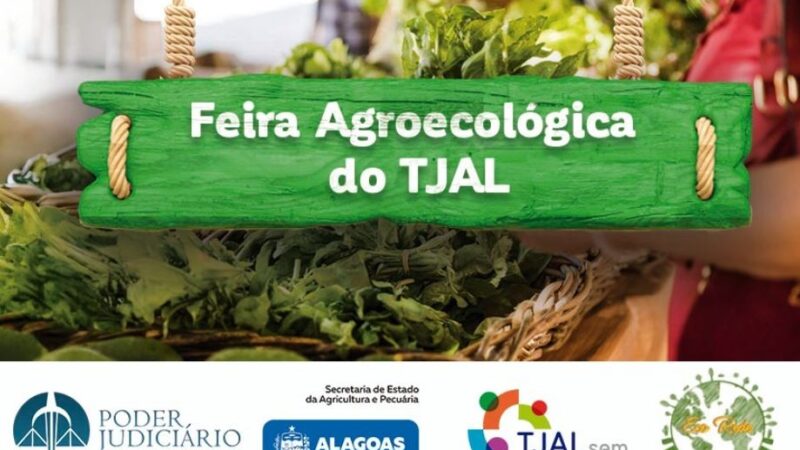 Feira agroecológica do TJAL terá distribuição de 600 mudas nesta quarta (18)