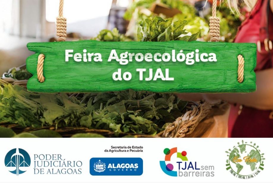 Feira agroecológica do TJAL terá distribuição de 600 mudas nesta quarta (18)