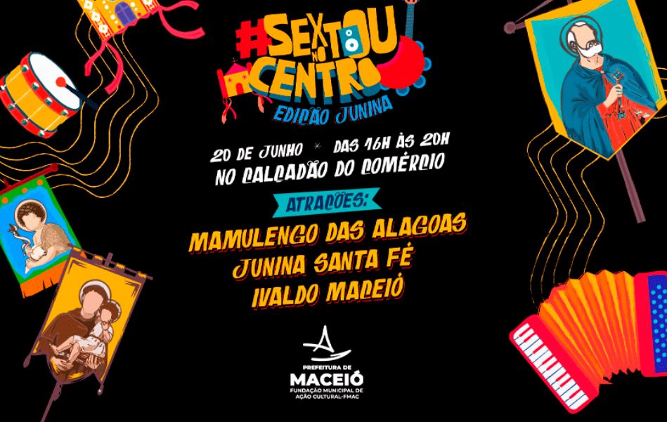 Sextou no Centro reúne arte e alegria em mais uma celebração junina no Calçadão do Comércio