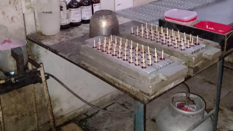 Fiscalização interdita fábrica de pirulito por inconformidades sanitárias