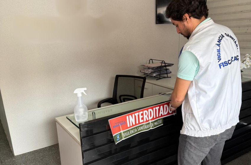 Vigilância Sanitária interdita clínica odontológica na parte alta da cidade