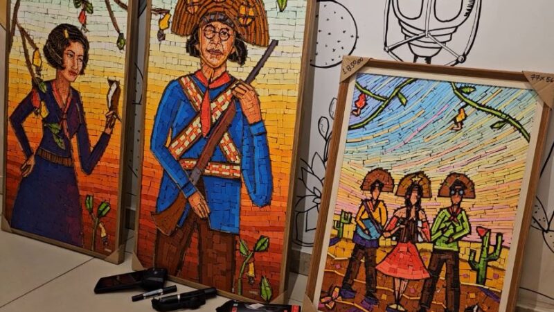 Polícia Civil recupera obras de arte roubadas de artista plástica