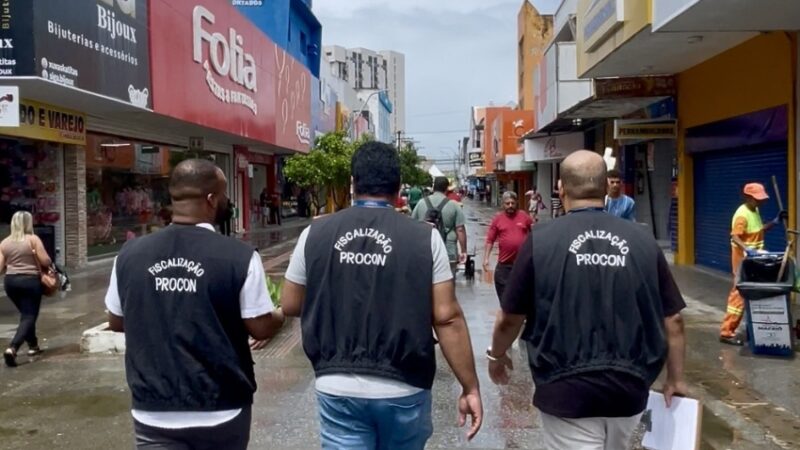 Procon Maceió realiza fiscalização de rotina em lojas do Centro