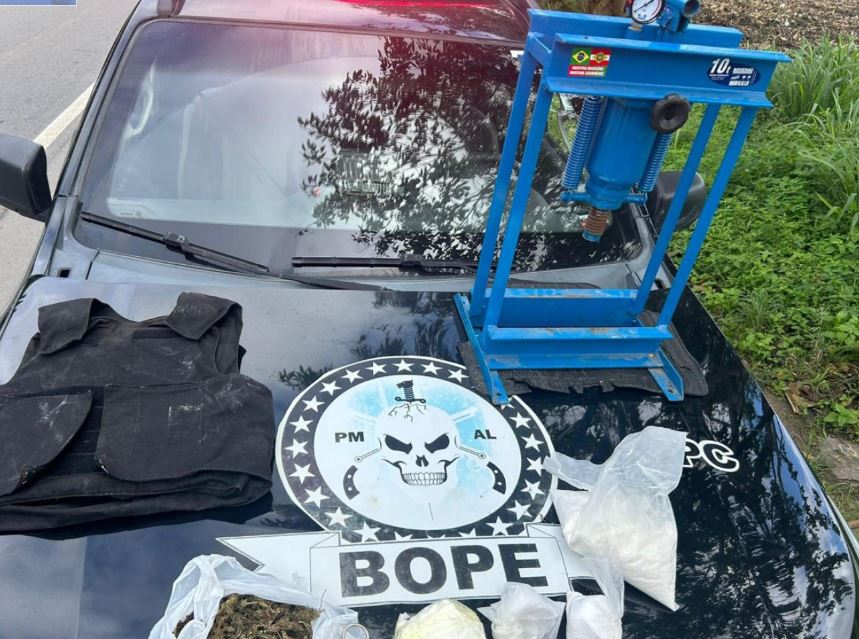 Bope cumpre mandado de prisão e apreende materiais ilícitos no Pilar