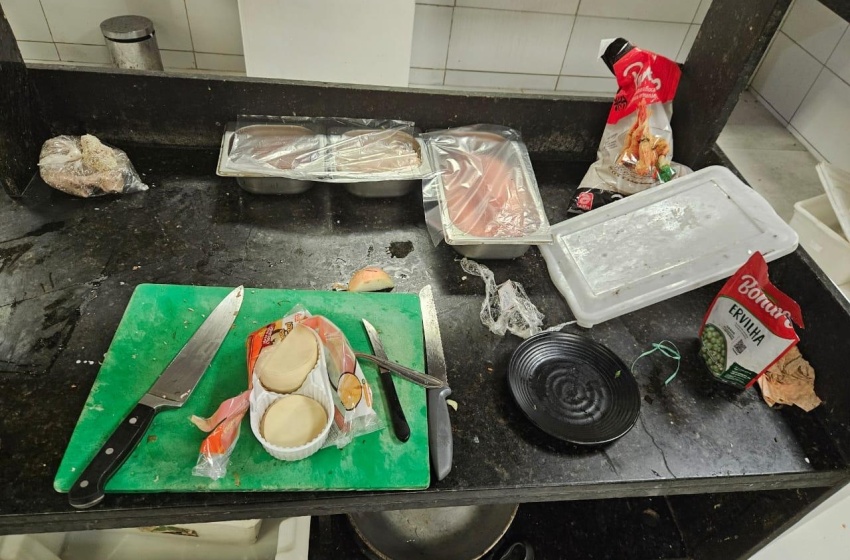 Estabelecimento de sushi na Serraria é interditado pela Vigilância Sanitária