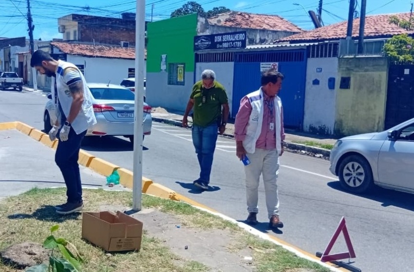 Vigilância Sanitária de Maceió identifica descarte irregular de resíduos de saúde na Ponta Grossa