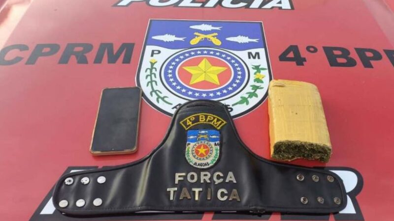 Após denúncias anônimas, PM flagra tráfico em Arapiraca e Maceió