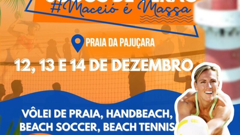Jogos de Verão na orla de Pajuçara estão com inscrições abertas