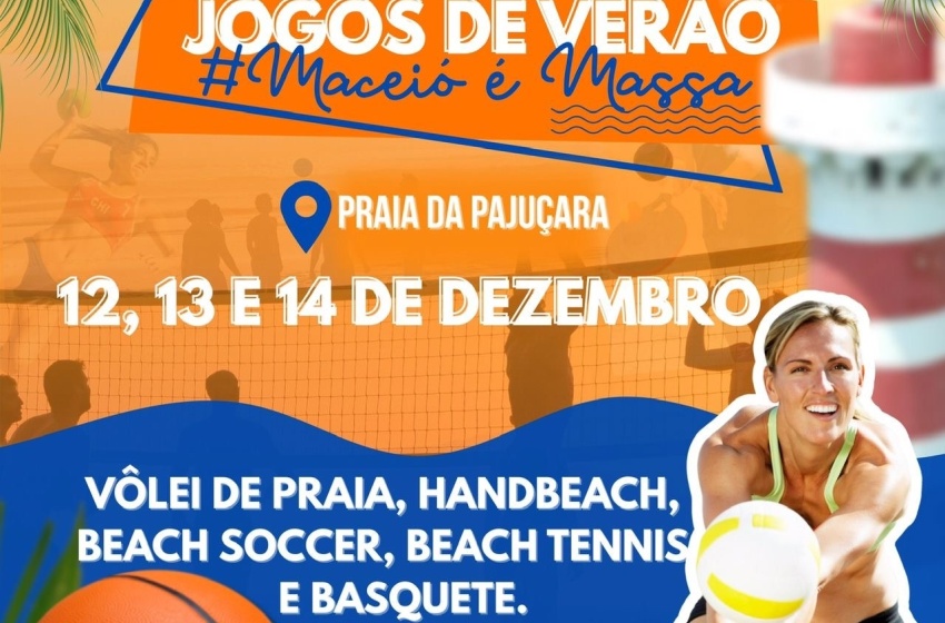 Jogos de Verão na orla de Pajuçara estão com inscrições abertas