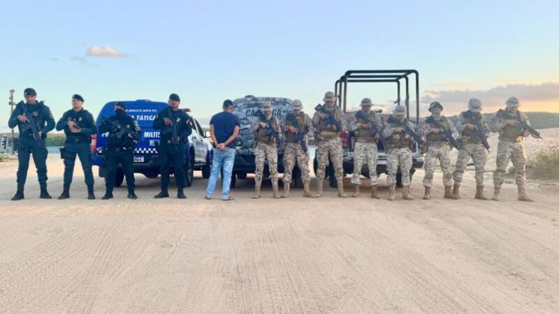 Ação integrada entre a PM de Alagoas e Sergipe resulta na prisão de suspeito de homicídio