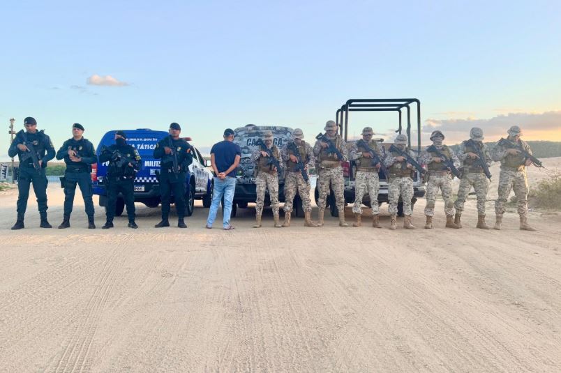 Ação integrada entre a PM de Alagoas e Sergipe resulta na prisão de suspeito de homicídio