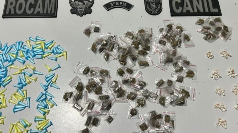 PM combate o tráfico e apreende entorpecentes em Arapiraca