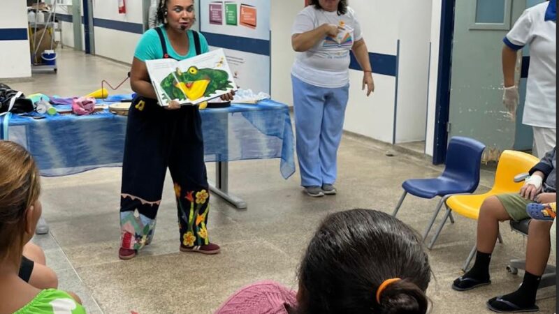 Contar e cantar: Projeto leva histórias e cantorias para hospitais públicos de Maceió