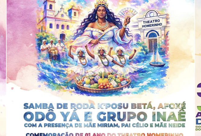 Theatro Homerinho comemora um ano com cortejo ancestral