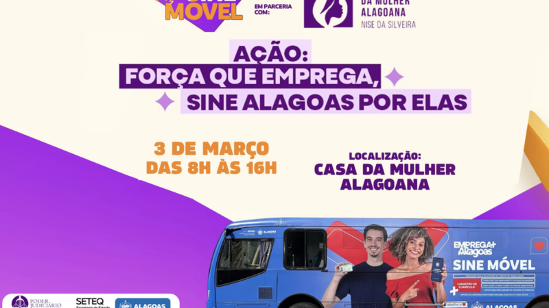 Casa da Mulher Alagoana recebe ação para viabilizar empregos a mulheres