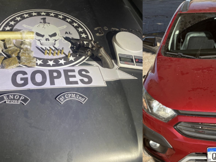 Polícia Militar registra prisões e apreensão de arma e drogas no interior