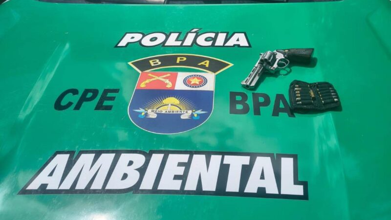 PM flagra abate ilegal e prende homem com arma irregular em Anadia