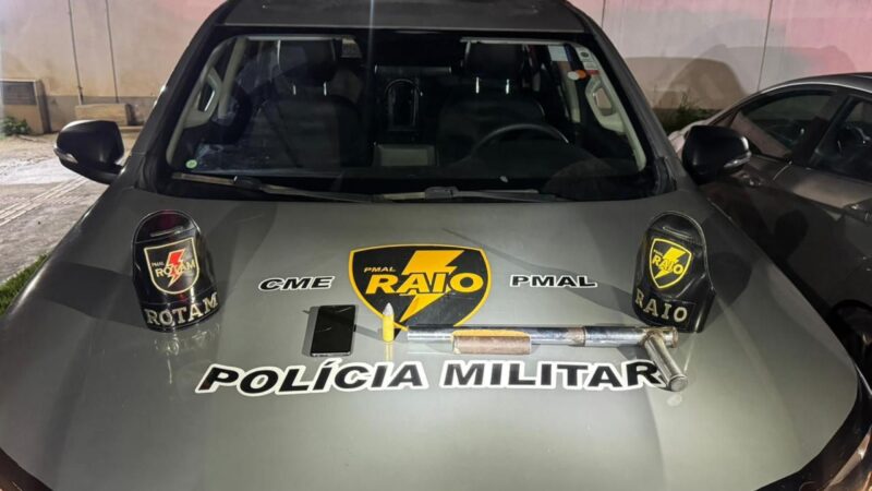 Rotam e Raio prendem suspeito armado durante Operação Nexus em Maceió