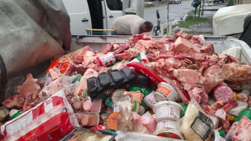 Vigilância Sanitária recolhe mais de 800kg de produtos estragados no Vergel