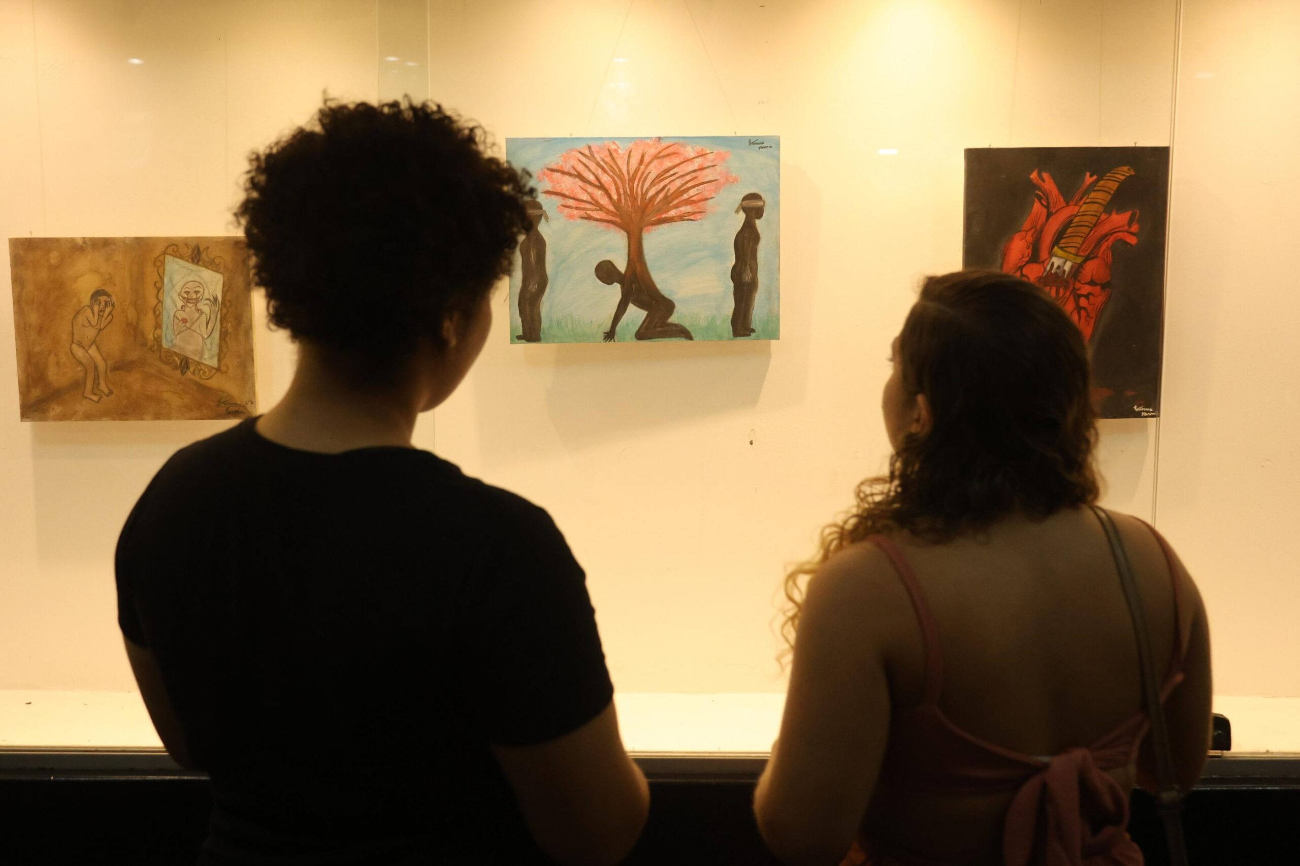 Estudantes alagoanos brilham em exposições de telas sobre Nise da Silveira no Cine Arte Pajuçara