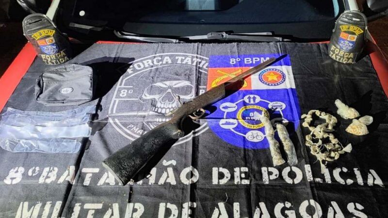 Polícia Militar retira 32 armas de fogo das ruas em uma semana em Alagoas