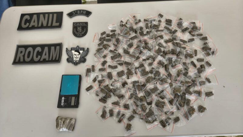 Polícia Militar retira armas e mais de quatro quilos de drogas das ruas no interior do estado