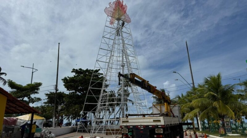 São João Massayó ganha Vila Junina com fogueira cenográfica de 24 metros na orla marítima de Maceió