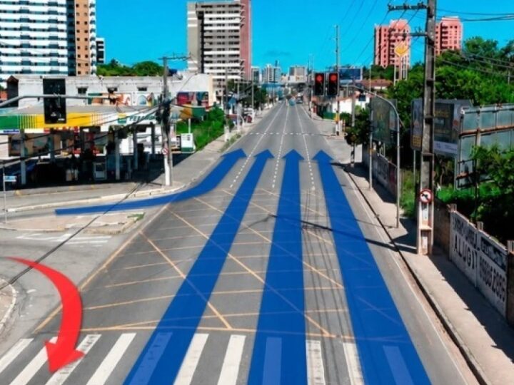 Avenida Gustavo Paiva ganha novo trecho com mão única sentido Centro